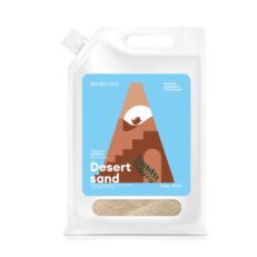 Bucatstate Desert Sand L - ทรายทะเลทราย เม็ดใหญ่ สำหรับหนูแฮมสเตอร์ 2.5kg (538409)