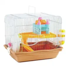 Pet Empire Hamster Cage - กรงสำหรับหนูแฮมสเตอร์พร้อมอุปกรณ์ (28x21x31cm) (535868)