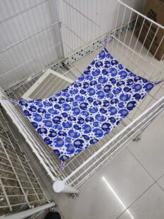 Patcharin Cat Cradle Hanging on Four Corners Woven with Polymer - เปลแมว แขวนสี่มุม ทอใยโพลีเมอร์ (30x50cm)(565085)