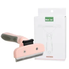 Histo Tree Pet Comb - หวีแปรงขนสัตว์เลี้ยงแบบมีปุ่มกด (15x10×6cm) (565031)