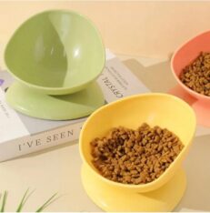 Pet Bowl - ชามใส่อาหารสำหรับสัตว์เลี้ยง รุ่นไข่ยกสูง (14x13x9cm) (564940)