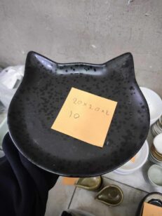 Ceramic Plate - จานเซรามิค (20x20x2cm)(602182)