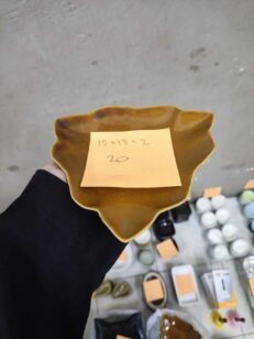 Ceramic Plate - จานเซรามิค (15x15x2cm)(602172)